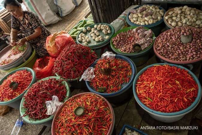 Harga Pangan Hari Ini, Selasa (23/7): Bawang Putih, Cabai Rawit, Gula dan Daging Naik