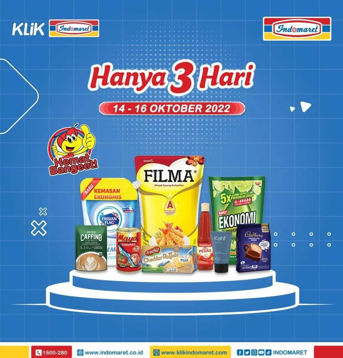 Katalog Promo Indomaret Hanya 3 Hari Periode 14-16 Oktober 2022