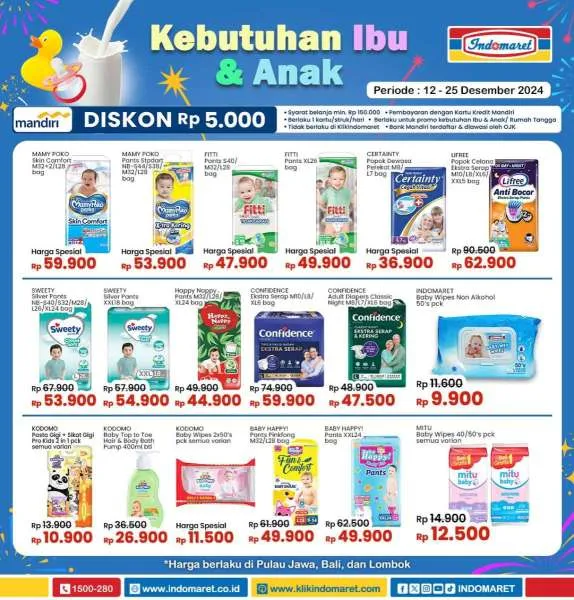 Promo Indomaret Super Hemat Periode 12-25 Desember 2024