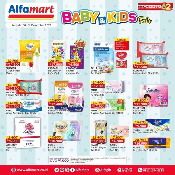 Promo Alfamart Terbaru 16-31 Desember 2023, Baby and Kids Fair