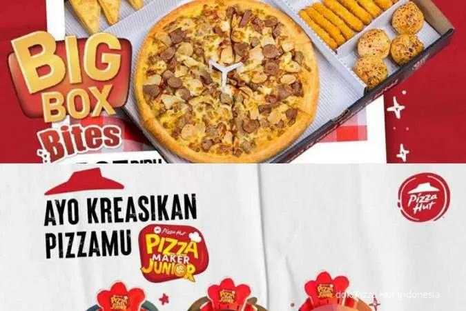 Promo Pizza Hut Desember 2022, Diskon Big Box Bites dan Pizza Maker Junior Rp 50.000