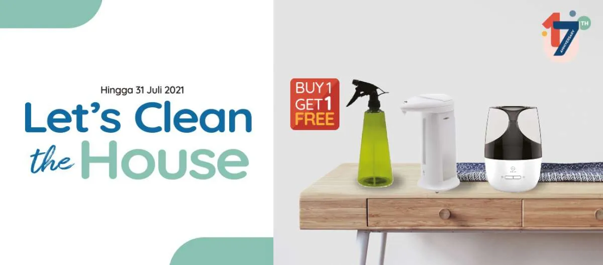 Promo Let’s Clean the House Informa Juli 2021, Buy 1 Get 1!