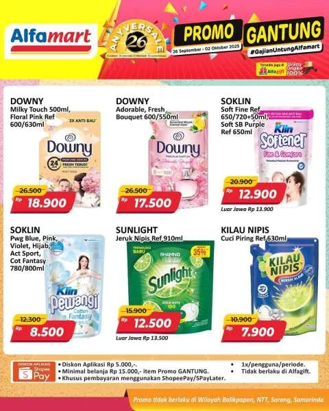Promo Alfamart Gantung Periode 26 September-2 Oktober 2025
