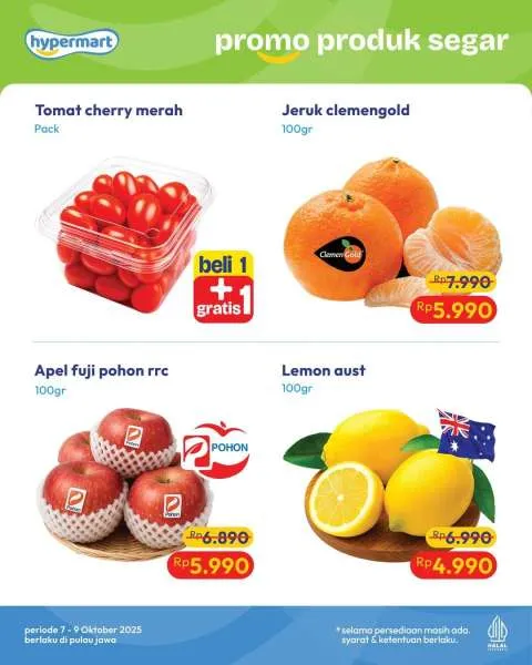 Promo Hypermart Hyper Diskon Weekday Periode 7-9 Oktober 2025