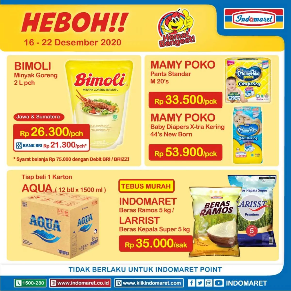 Promo Indomaret weekday 21 Desember 2020, diskon awal pekan!