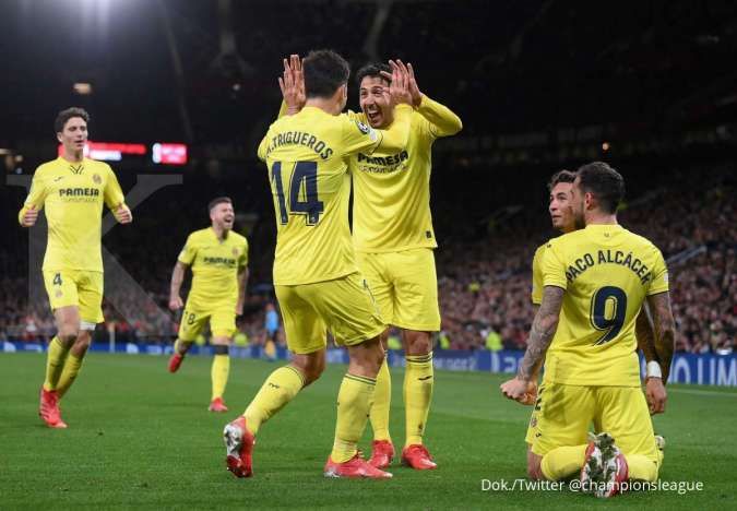Hasil Liga Champions Man United vs Villarreal