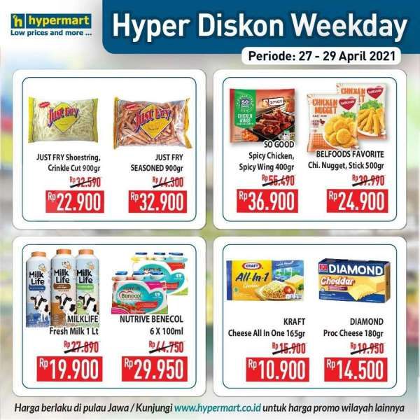 Terbaru! Promo Hypermart weekday 27-29 April 2021, Hyper Diskon