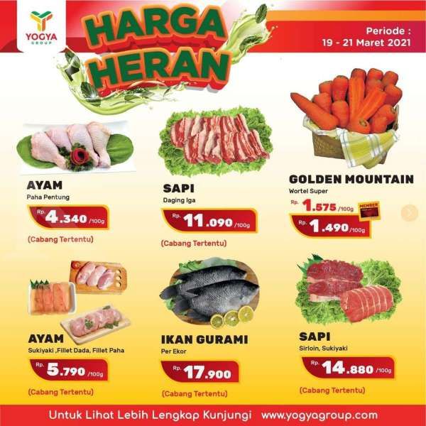 Terbaru! Promo JSM Yogya Supermarket Harga Heran, berlaku 19-21 Maret 2021