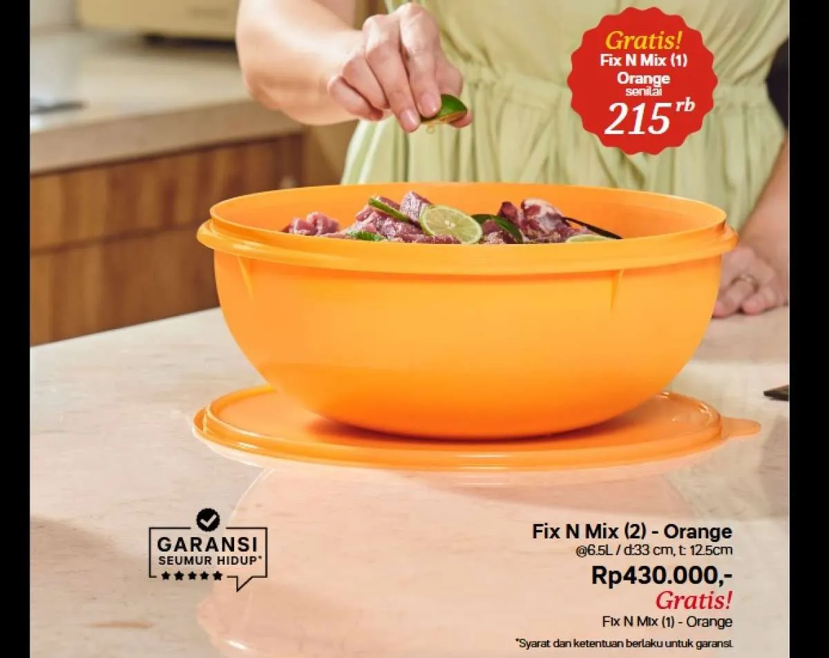 Sayang untuk Dilewatkan, Mangkok Promo Tupperware Juni 2023 Ini Lebih Murah