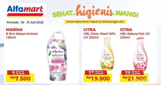 Promo Alfamart Body Care Fair, Beli Produk Perawatan Tubuh Jadi Lebih Ekonomis