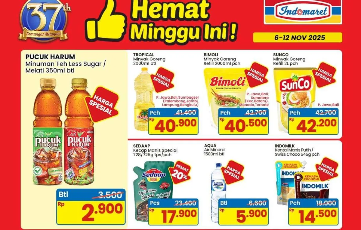 Promo Indomaret Hemat 6‑12 November 2025, Diskon Minyak Goreng & Indomilk