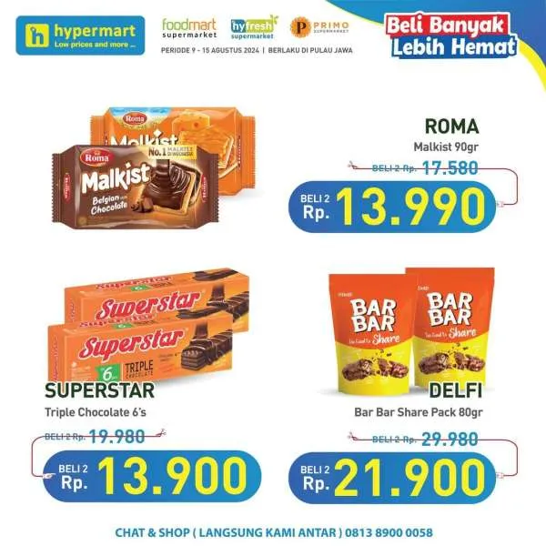 Promo Hypermart Beli Banyak Lebih Hemat Periode 9-15 Agustus 2024