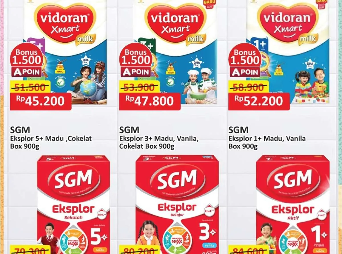 Promo JSM Alfamart Minggu 25 Mei 2025, Dapatkan Susu SGM Lebih Murah di Akhir Pekan