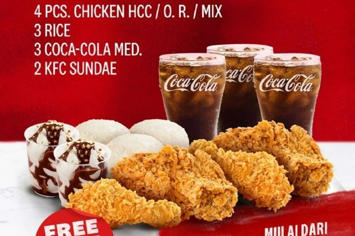 Promo KFC Weekend 29-30 Januari 2022, Paket Smart Family Deals Rp 107.000