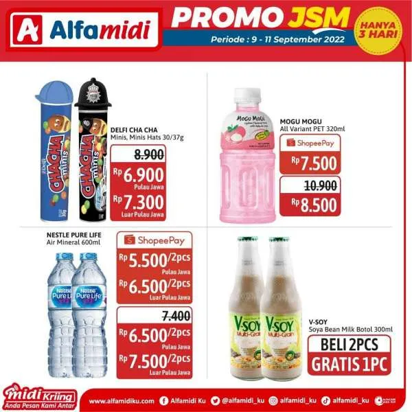 Promo JSM Alfamidi Periode 9-11 September 2022