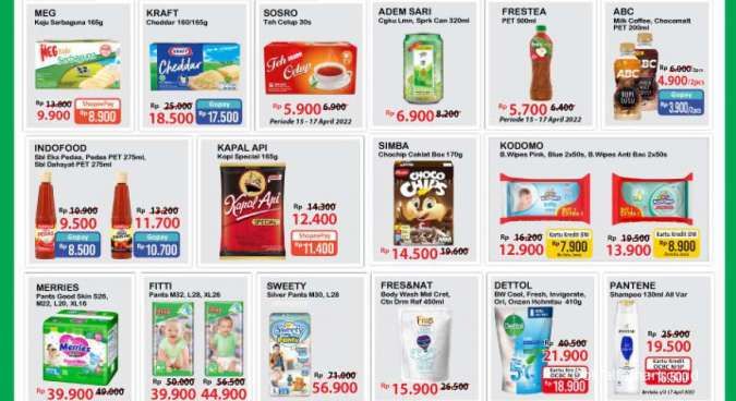 Promo Alfamart di 19 April 2022, Harga Murah untuk Penuhi Kebutuhan Sehari-Hari