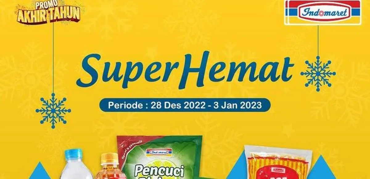 Harga Promo Indomaret Hari Ini 29 Desember 2022, Super Hemat Jelang Akhir Tahun 