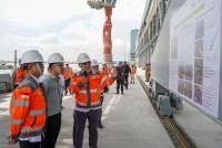 Wapres Gibran Tinjau Proyek Dermaga dan Fasilitas Produksi SMGR di Tuban