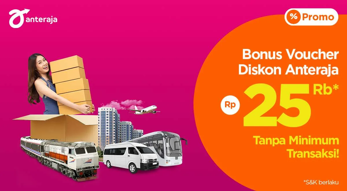 Pesan Semua Produk di PegiPegi, Bonus Voucher Diskon Anteraja Rp 25.000