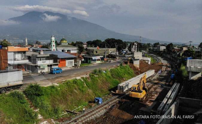 Kemhub targetkan pembangunan tahap 1 jalur ganda KA Bogor–Cigombong kelar Maret 2022