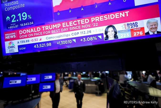 Trump Presidency Lifts Wall St to Record High; Dollar, Treasury Yields Surge