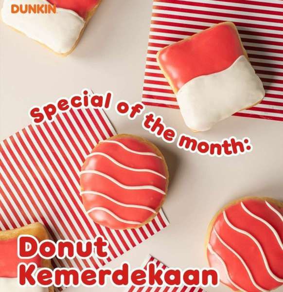 Promo Kemerdekaan di Dunkin Bulan Agustus 2024