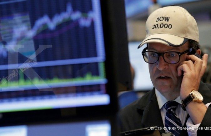Wall Street berhasil naik tipis di akhir sesi 