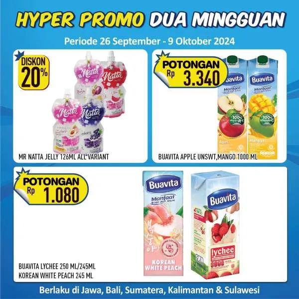 Promo Hypermart Dua Mingguan Periode 26 September-9 Oktober 2024