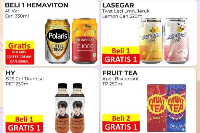 Promo Alfamart Serba Gratis 19-21 Desember 2025, BTS Coffee-Lasegar Beli 1 Gratis 1