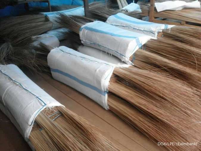 Limbah Sawit, Produk Lidi. Kontan - LPEI (Eximbank) Kilas Online