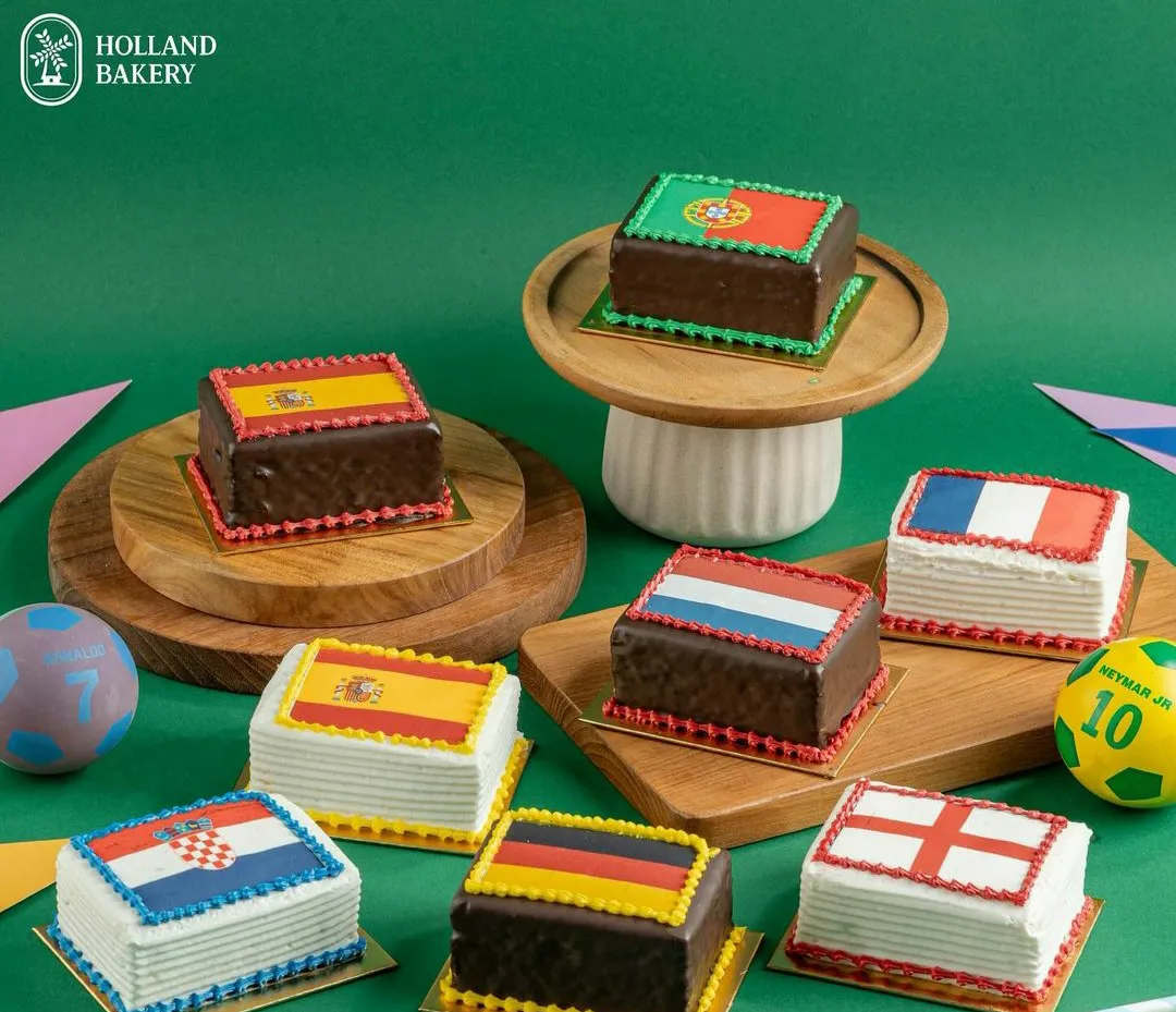 Menu Holland Bakery: custome printing Fun Taartjes