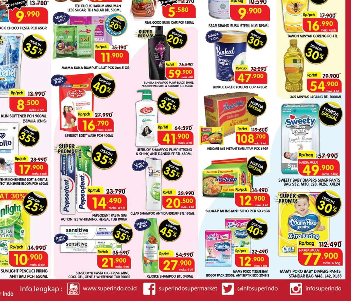 Promo Superindo Terbaru 3-6 Juli 2023, Nikmati Diskon s/d 50% dan Beli 2 Gratis 1