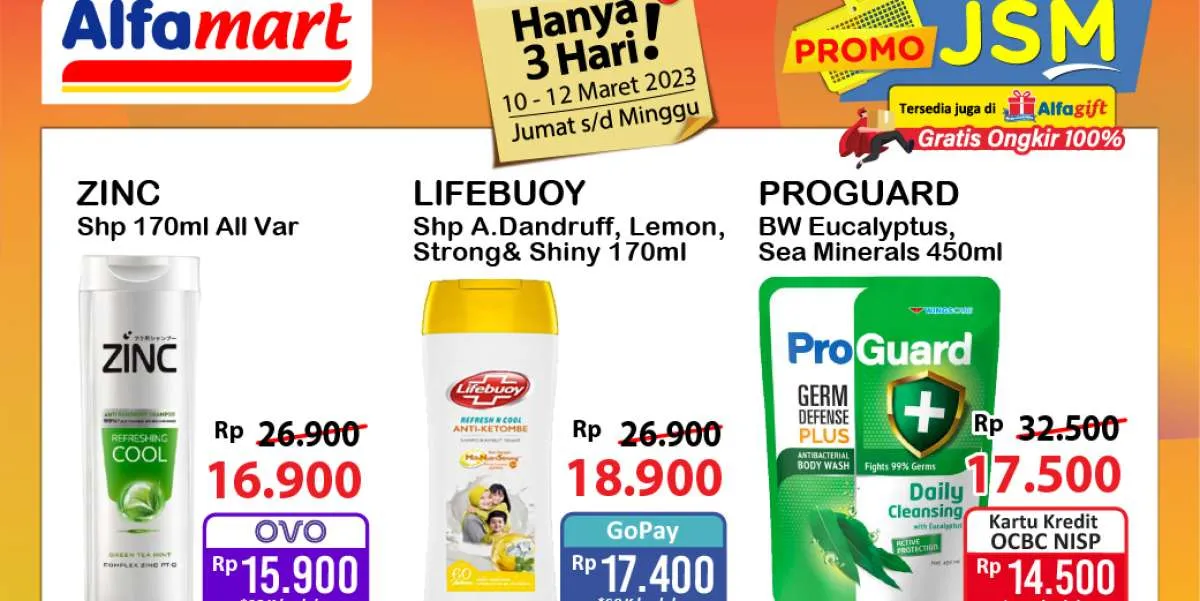 Promo JSM Alfamart Terbaru hingga 12 Maret 2023, Gratis Ongkir 100% di Alfagift!