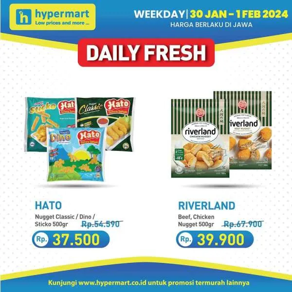 Promo Hypermart Hyper Diskon Weekday Periode 30 Januari-1 Februari 2024