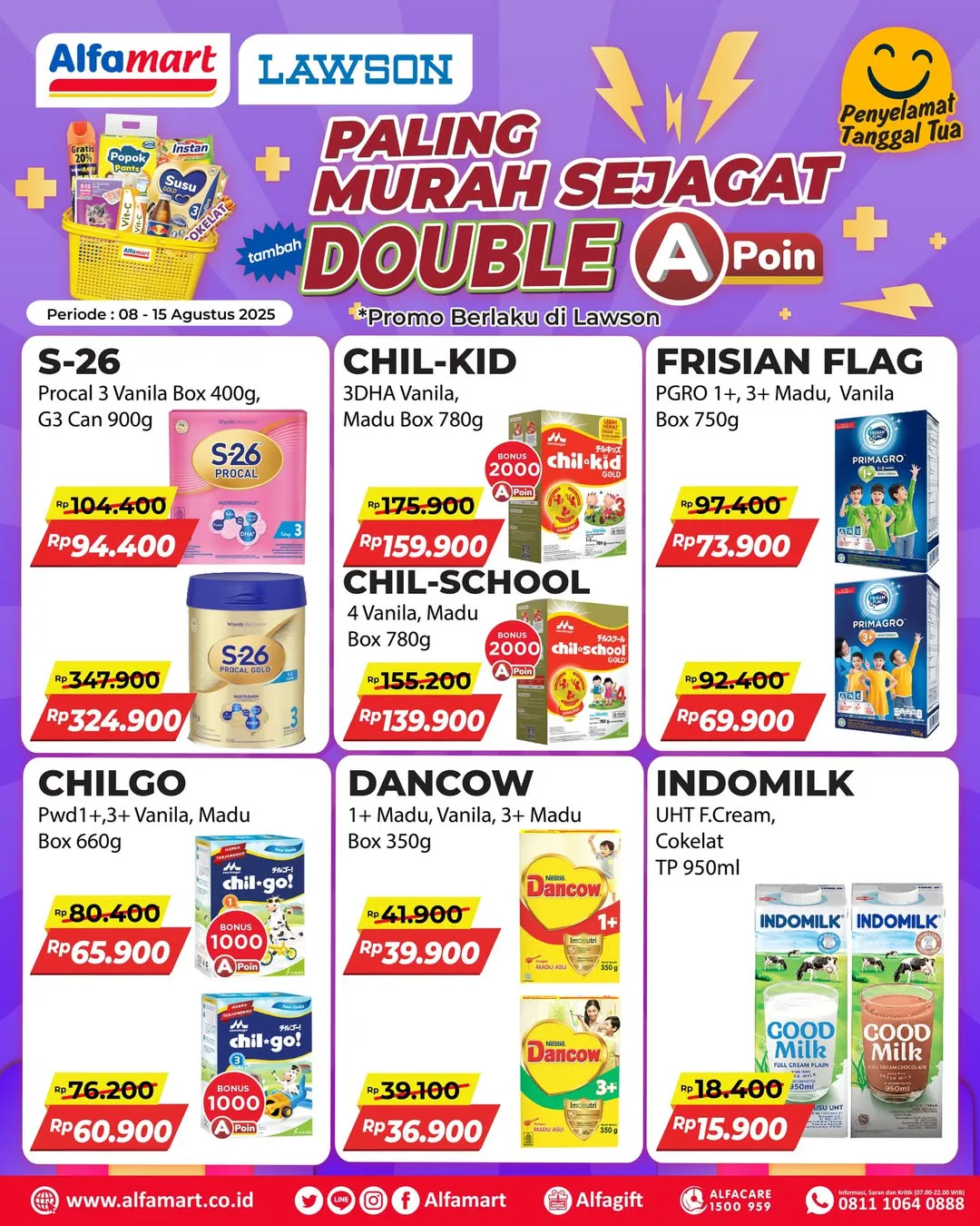 Promo Alfamart Paling Murah Sejagat Periode 8-15 Agustus 2025