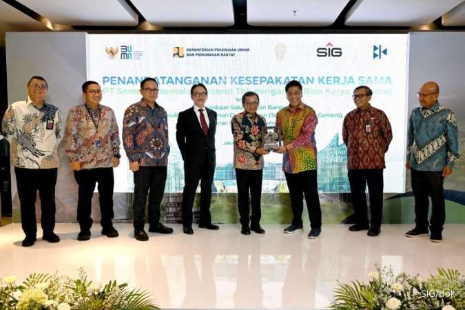 Sediakan Green Cement Untuk Proyek IKN, Semen Indonesia (SIG) Gandeng Bina Karya