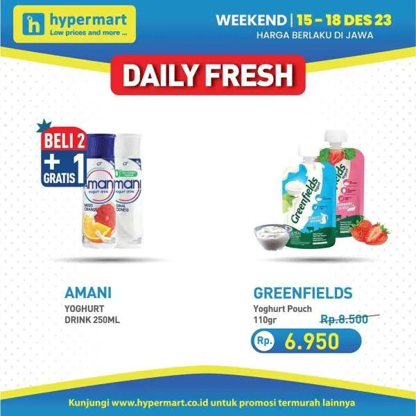 Promo JSM Hypermart Hyper Diskon Weekend Periode 15-18 Desember 2023