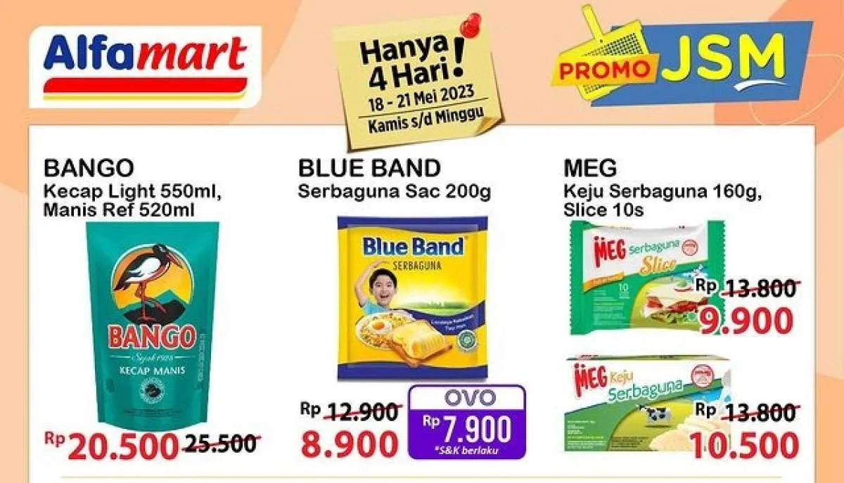Cek Harga Promo JSM Alfamart 18-21 Mei 2023, Beras hingga Minyak Goreng Harga Hemat
