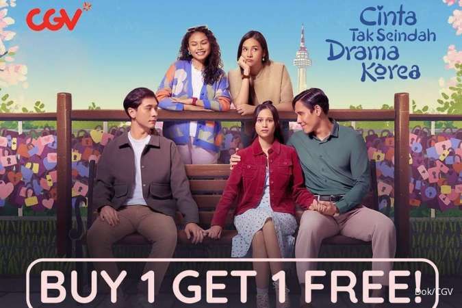 Promo Tiket Cinta Tak Seindah Drama Korea Buy 1 Get 1, Berlaku 5-6 Desember 2024