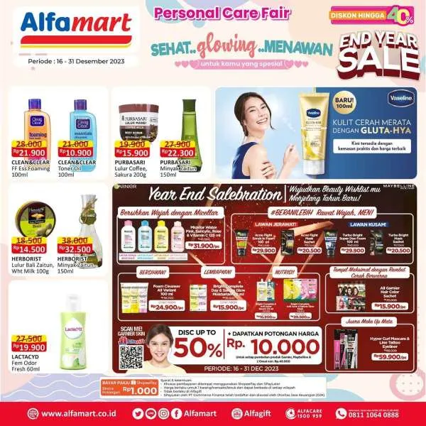 Promo Alfamart Personal Care Fair Diskon s/d 40% Periode 16-31 Desember 2023