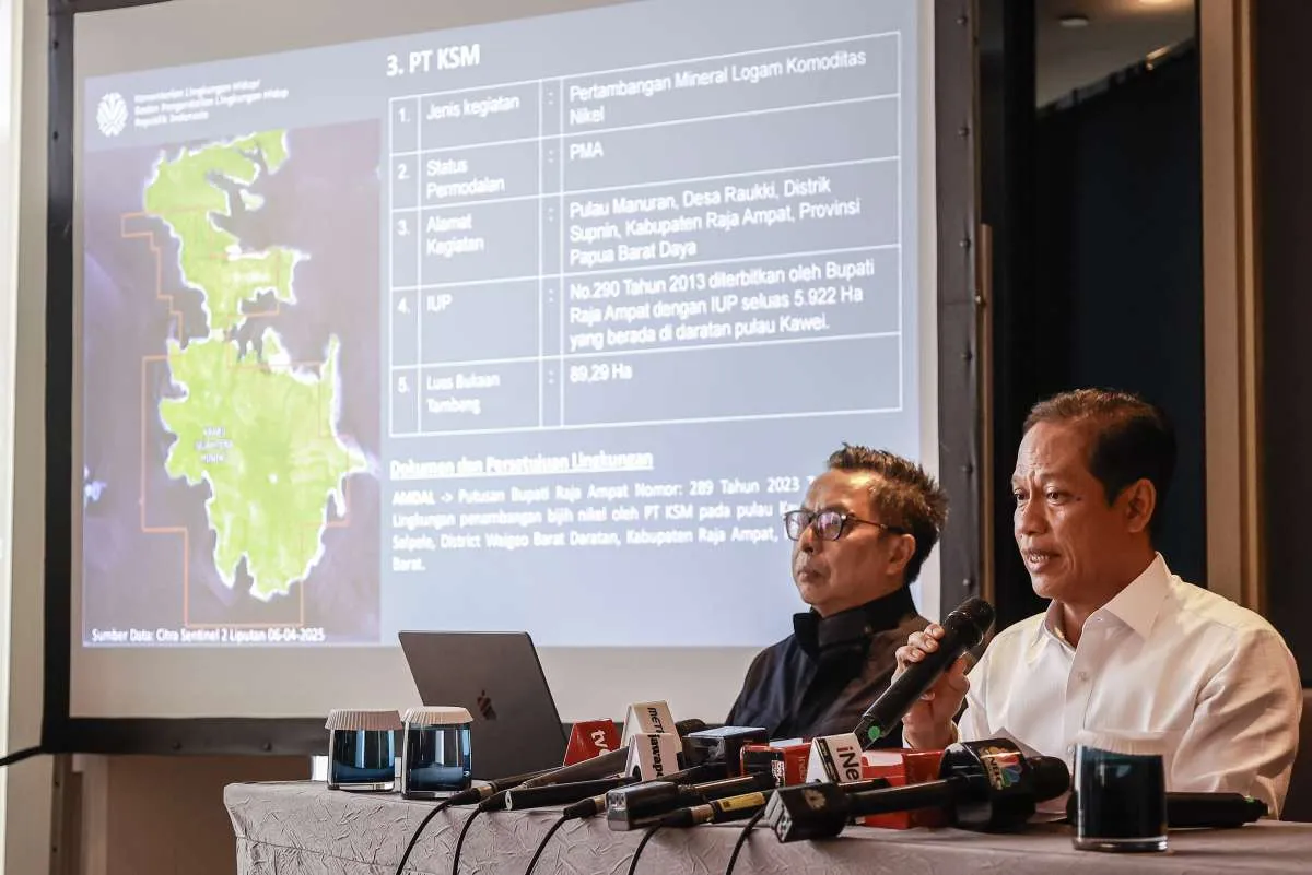 PT GAG Nikel dan 12 Perusahaan Tambang Dapat Izin Khusus Beroperasi di Raja Ampat