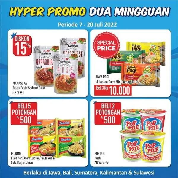 Promo Hypermart Dua Mingguan Periode 7-20 Juli 2022