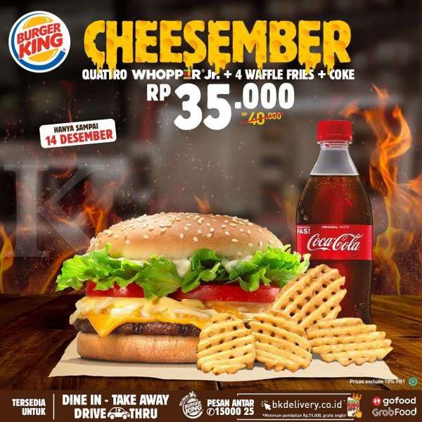 Promo Burger King 8-14 Desember 2020 