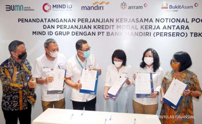 Mandiri dan MIND ID Jalin Kerjasama Notional Pooling dan Fasilitas Kredit Modal Kerja