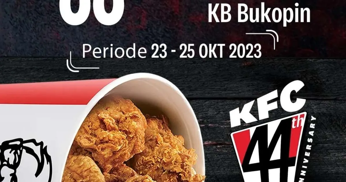Promo KFC 9 Potong Ayam Bayar Rp 88.000-an Berlaku Sampai Hari Ini 25 Oktober 2023