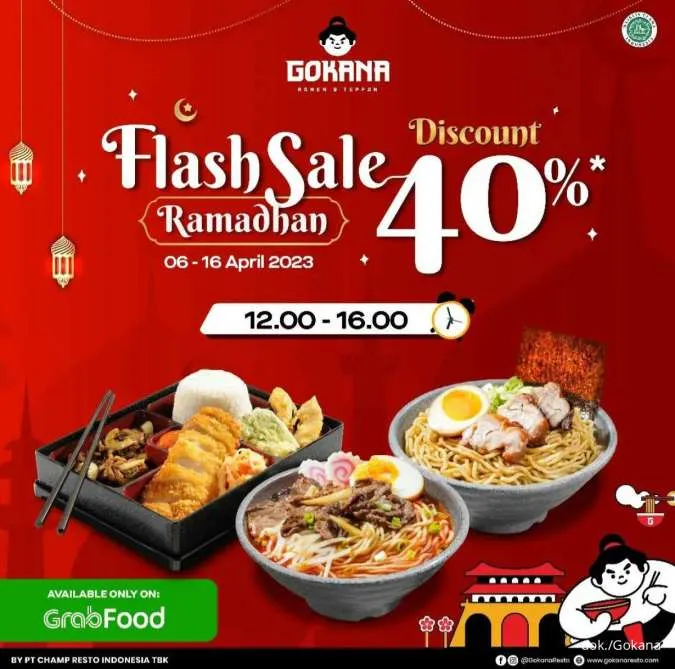 Promo Gokana Edisi April 2023 Flash Sale Ramadan Diskon 40%