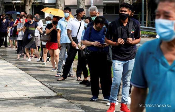 Gelombang Tinggi Covid-19 Siap Terjang Singapura, Bisa 15.000 Kasus Per Hari