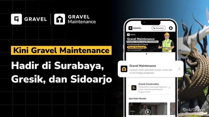 Warga Surabaya, Sidoarjo&Gresik Gampang Cari Tukang, Gravel Maintenance Siap Perbaiki