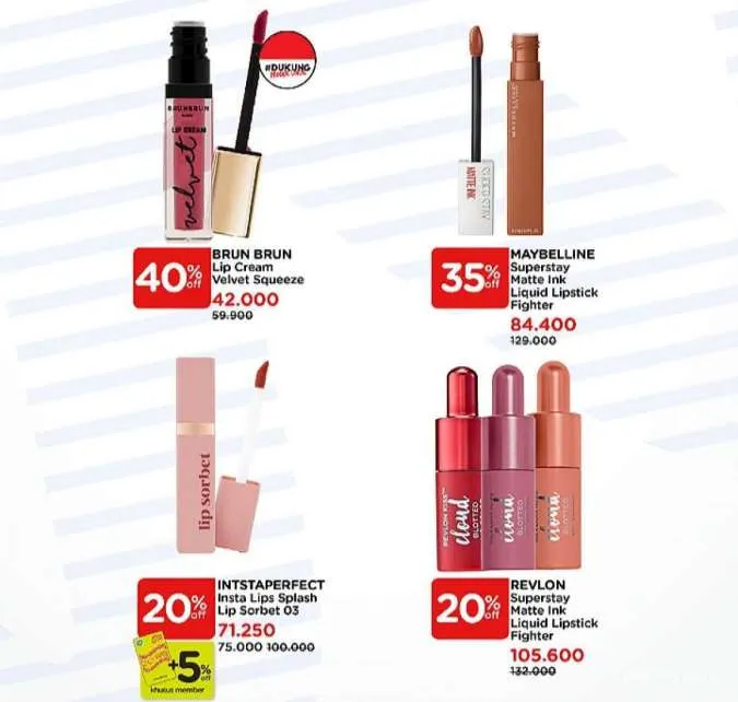 Promo Watsons Beauty Deals Diskon s/d 70% Periode 10-13 November 2022