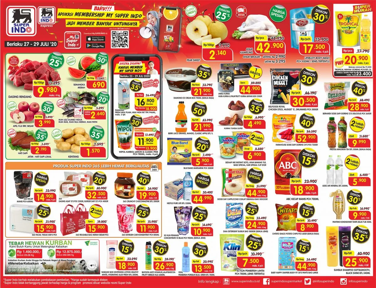 Katalog promo Superindo 27-29 Juli 2020, diskon weekdays!